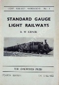 Book cover of The Colonel Stephens Railways / Standard Gauge Light Railways  by KIDNER, R.W. 